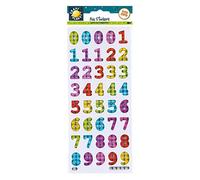Craft Planet Fun Stickers, Bold Reflective Numbers, for Young Crafters, Posters, Card Making, Scrapbooking, Party Bag Fillers, Books, Reward Charts, Invites, Crafts Supplies