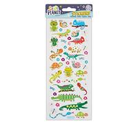 Craft Planet Fun Stickers, Crocs & Lizards, for Young Crafters Collection, Posters, Card Making, Scrapbooking, Party Bag Fillers, Sticker Book, Reward Charts, Invites, Crafts