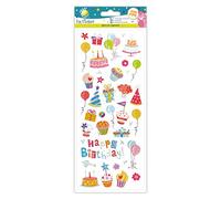 Craft Planet Fun Stickers, Glitz Birthday, for Young Crafters Collection, Posters, Card Making, Scrapbooking, Party Bag Fillers, Book, Reward Charts, Invites, Craft