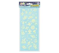 Craft Planet Fun Stickers, Glow in the Dark Outer Space, for Young Crafters, Room Decor, Bedroom Wall Sticker, Accessories, Wallpaper Art, Light Switch Kids Bedroom