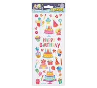 Craft Planet Fun Stickers, Happy Birthday, for Young Crafters Collection, Posters, Card Making, Scrapbooking, Party Bag Fillers, Sticker Book, Reward Charts, Invites, Crafts