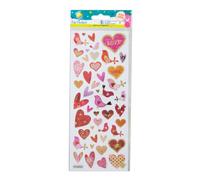 Craft Planet Fun Stickers, Hearts & Birds, for Young Crafters Collection, Posters, Card Making, Scrapbooking, Party Bag Fillers, Books, Reward Charts, Invites, Crafts