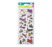 Craft Planet Fun Stickers, Motorbikes, Stickers For Young Crafters Collection, For Posters, Card Making, Scrapbooking, Party Bag Fillers, Sticker Book, Reward Chart Stickers, Invites, Craft