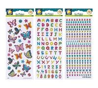 Craft Planet Fun Stickers, Reflective Alphabet, for Young Crafters, Posters, Card Making, Scrapbooking, Party Bag Fillers, Books, Reward Charts, Invites, Crafts Supplies