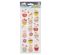 Craft Planet Fun Stickers, Unicorns & Cupcakes, for Young Crafters Collection,Posters, Card Making, Scrapbooking, Party Bag Fillers, Sticker Book, Reward Charts, Invites, Crafts