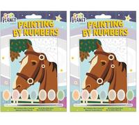 Craft Planet Paint by Numbers Kit, Multi, One Size, CPT 658703 (Pack of 2)