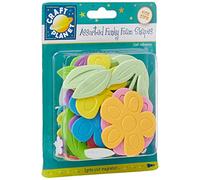 Craft Planet Self Adhesive Funky Foam Assorted Pack Flowers, Multi-Colour CPT80512
