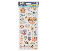 Craft Planet Stickers, Vinyl, Assorted, Dogs in Love