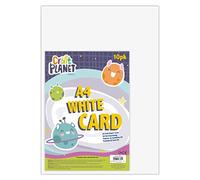Craft Planet White Card A4 210gsm 10 Sheets, Essential Art & Craft Supplies, Paper Crafting, Card Crafting, Plain Sheets, Blank Cardstock, Stationery Supplies, A4 Cardstock