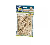 Craft Planet Wooden Matchsticks Approx 500 Pieces 50g, Natural Coloured, Craft, Model Making, DIY Craft, Craft Kit Supplies, Ideal For School, Home, Activity Clubs, Natural Matchstick Craft Materials
