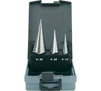 Craft-Pro By Presto 9S120SET1 High Speed Steel Step Drill Set, 4.00mm-30.00mm Diameter, 3 Pieces