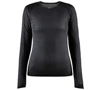 Craft PRO Dry Nanoweight LS W Women's Long-Sleeved Shirt - Black, Size L - Super Light Mesh Functional Shirt for Intensive Training