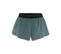 Craft Pro Hypervent Split 2 Running Shorts Women - Blue, Size M