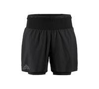 Craft Pro Trail 2in1 Running Shorts Men - Black, Size L