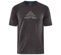 Craft ADV Trail Wool Running Shirt Men-Dark Grey, Size M