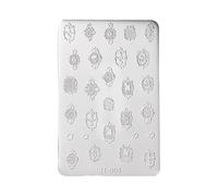 Craft Professional Nails Art Tool Silicone Mold Featuring Flower Embossed 3D Patterns for Beautiful Manicure Effects Nails Stamp