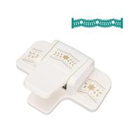 Craft Punches for Paper Crafts, Cute Flower Pattern Border Punch Paper Edges Cutter Craft Punch Tool for Crafts Card Making (Skirt Edges Pattern Large Size)