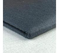 Craft Queen LTD Felt Fabric 60 Inch Wide - Soft Craft Felt Sheets & Rolls, Large Material for Sewing, Patchwork, Christmas, DIY, Art & Craft Projects (Dark Grey,1 Metre)