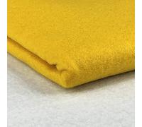 Craft Queen LTD Felt Fabric 60 Inch Wide - Soft Craft Felt Sheets & Rolls, Large Material for Sewing, Patchwork, Christmas, DIY, Art & Craft Projects (Yellow,2 Metre)