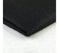 Craft Queen LTD Felt Fabric 60 Inch Wide - Soft Craft Felt Sheets & Rolls, Large Material for Sewing, Patchwork, Christmas, DIY, Art & Craft Projects (Black,1 Metre)