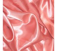 Craft Queen LTD Satin Fabric by The Metre - 60 Inch Wide Satin Roll for Wedding Dresses, Bespoke Tailoring & Decoration Projects - Soft, Smooth, Silk-Like Finish(Peach,1 Metre)