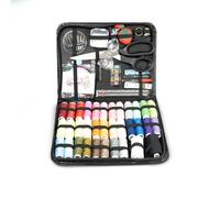 Craft Queen LTD Sewing Kit - Case with Needles, Thread, Scissors, and Tape Measure - Ideal for Home Repairs, Embroidery, and DIY Crafts-1 Kit