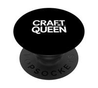 Craft Queen Yarn Ball Knitting Design PopSockets Adhesive PopGrip