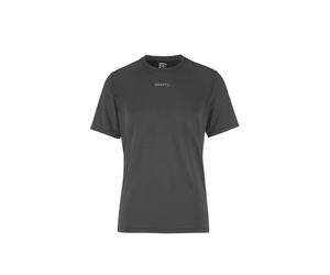 Craft raft Men's ADV Essence SS Tee 2 Granite - Breathable Functional Shirt XL with Mesh Zones - Short Sleeve Sports Shirt Made of Recycled Polyester for Fitness & Training