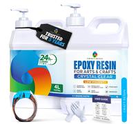 CRAFT RESIN 4L Crystal Clear Epoxy Resin Kit - Foo