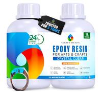 Craft Resin Crystal Clear Epoxy Resin Kit - Food Safe, UV Resistant - 1L
