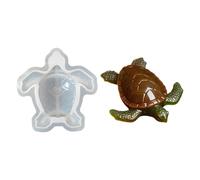 Craft Resin Mold, 3D Turtle Silicone Form, DIY Casting Tool with Flexible Shape, Sturdy Silicone Mould, Decorative Craft with Detailed Design, Handmade Project for Home Studio