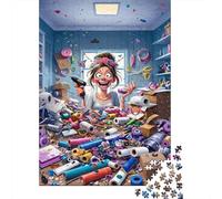 Craft Room Chaos Puzzles 1000 Piece for Adults Jigsaw Puzzles Educational Games 38x26cm/1000pcs