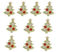 Craft Santa Appliques Hairpin Handmade Christmas Appliques Hair Barrettes Trendy Decor For Hair Clip