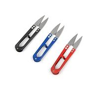 Craft Scissors, Multicolor Stationery Scissors Professional Tailor U Shape Clippers Steel Decorative Nippers