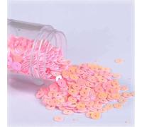 Craft Sequins 4mm Flat Round Two-Sided Multicolor Pack of 2000(Ab Dark Pink)