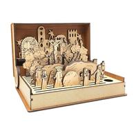 Craft Set for Holy Week in Easter, Wooden Decoration for the Resurrection Scene in Easter, Craft Toy for a Statue in Holy Week in Easter, for Bible Study in the Family