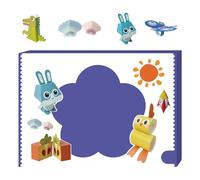 Craft Set Paper Art - 3D Folding Book Made of Paper | Handmade Interactive Art Set for Educators, Students, Crafters & Decoration Lovers