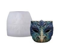 Craft Silicone Planter Mold with Bird Spirit Design for Resin Cement Gift Making, Silicone Craft Mold with Easy Removal Function
