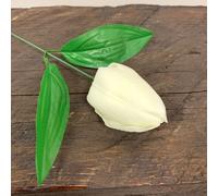 Craft Soap Flower - Med Tulip - Ivory