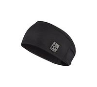 Craft Sportswear Unisex Microfleece Shaped Headband, Black, One Size