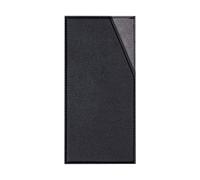 & Craft & Stationery The PU Leather Long Envelope Purse with Unique and Stylish Design for Everyday Use (Black, 17.5cm)