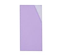 & Craft & Stationery The PU Leather Long Envelope Purse with Unique and Stylish Design for Everyday Use (Purple, 17.5cm)