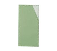 & Craft & Stationery The PU Leather Long Envelope Purse with Unique and Stylish Design for Everyday Use (Green, 17.5cm)