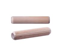 Craft Sticks 100Pcs Cork Fluted Needle Bolt Wooden Dowel Pins Woodworking Chamfered Wood Carvings Bed Drawers Wood Nails 6/8/10mm(6mm)