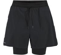 Craft - Stretch and breathable trail running shorts - Hypervent 2-In-1 Shorts M Black for Men in Recycled Polyester - Size S Black S