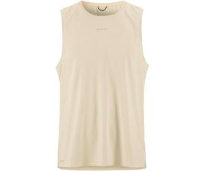 Craft - Stretch, ultra-lightweight trail running tank top - Pro Trail Singlet 2 M Plaster for Men in Recycled Polyester - Size L - Beige Beige L