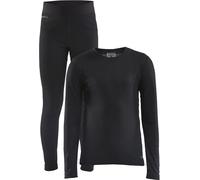 Craft - Thermal base layer set - Core Warm Baselayer Set Jr Black - Kid Size 122-128 cm Black 122-128 cm