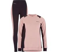 Craft - Thermal Base layers set - Core Dry Baselayer Set W Charm Dk Plum for Women - Size M - Pink Pink M