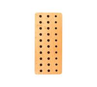 Craft Tool Holder,30-Hole Portable Wooden Organizer | Leather Groover Holder | Suitable for Woodworking Workshop Hobby Repair Electronics Jewelry Cutting Works