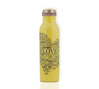 Craft Trade Printed Pure Copper Bottle with Lid Leak Proof BPA Free Drinking Water Bottle for Boosts Immunity, Supports Digestive & Ayurveda Inspired 34oz - 1 Litre Yellow